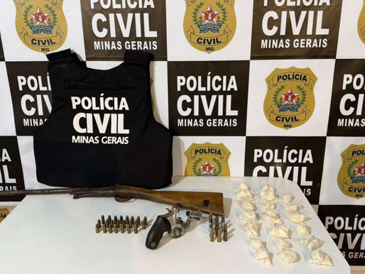 Operação Longa Manus: Polícia Civil prende suspeito com armas, drogas e veículo adulterado em São João Nepomuceno
