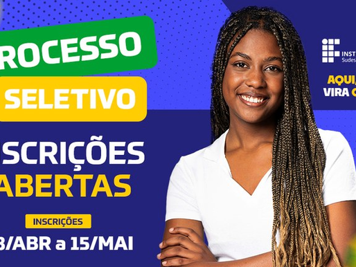 IF Sudeste MG tem inscrições abertas para processo seletivo com mais de 700 vagas para o 2º semestre