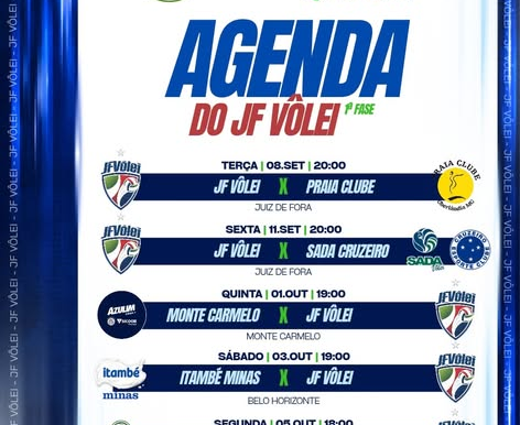 JF Vôlei estreia em casa pelo Campeonato Mineiro Sicredi 2026