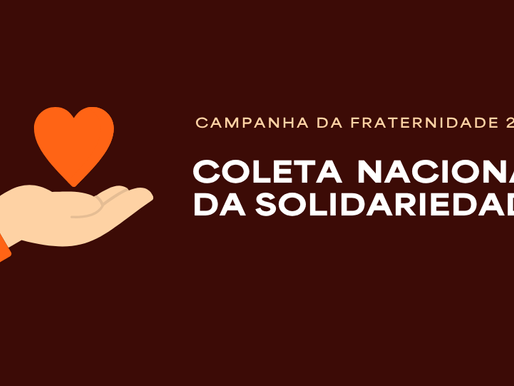 Coleta Nacional da Solidariedade acontece neste Domingo de Ramos
