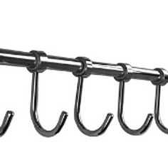 OttO 304609 Towel Bar With Hooks