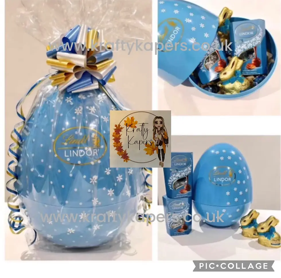 Thumbnail: Personalised Inspired Lindt Lindor Fillable Giant Egg | Fillable Birthday Gift |