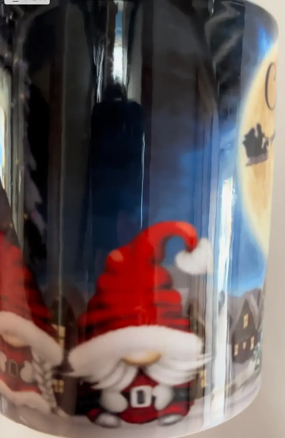 Thumbnail: Personalised Christmas Gonk Mug or Coaster | Christmas Nights | Hot Chocolate