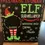 Thumbnail: Personalised Elf Surveillance Countdown to Christmas Chalkboard | Christmas