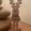 Thumbnail: Handmade Freestanding Personalised Oak Veneer Reindeer Christmas Decoration