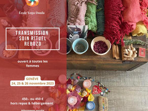 Transmission Rebozo Genève - les 24, 25 et 26 novembre 2023