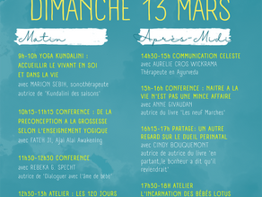 7ème semaine du Réseau Né-Sens - Le programme du dimanche 13 mars 2022