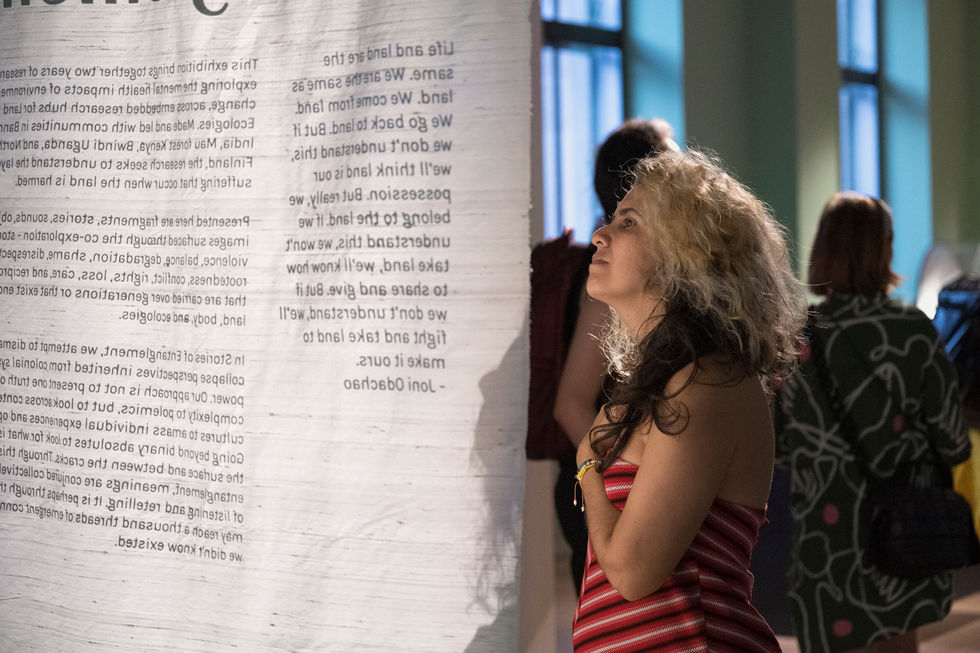 Audience engagement with Stories of Entanglement exhibition