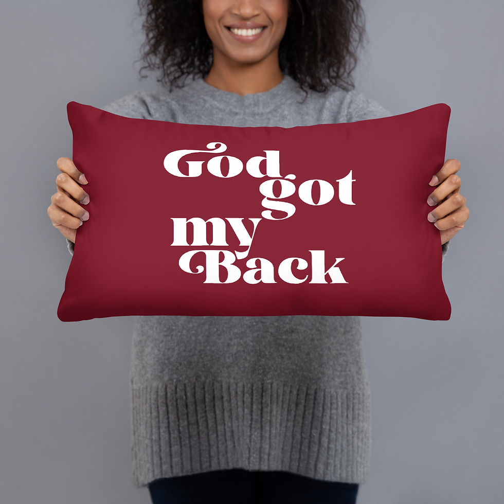 Thumbnail: GOD GOT MY BACK Basic Pillow