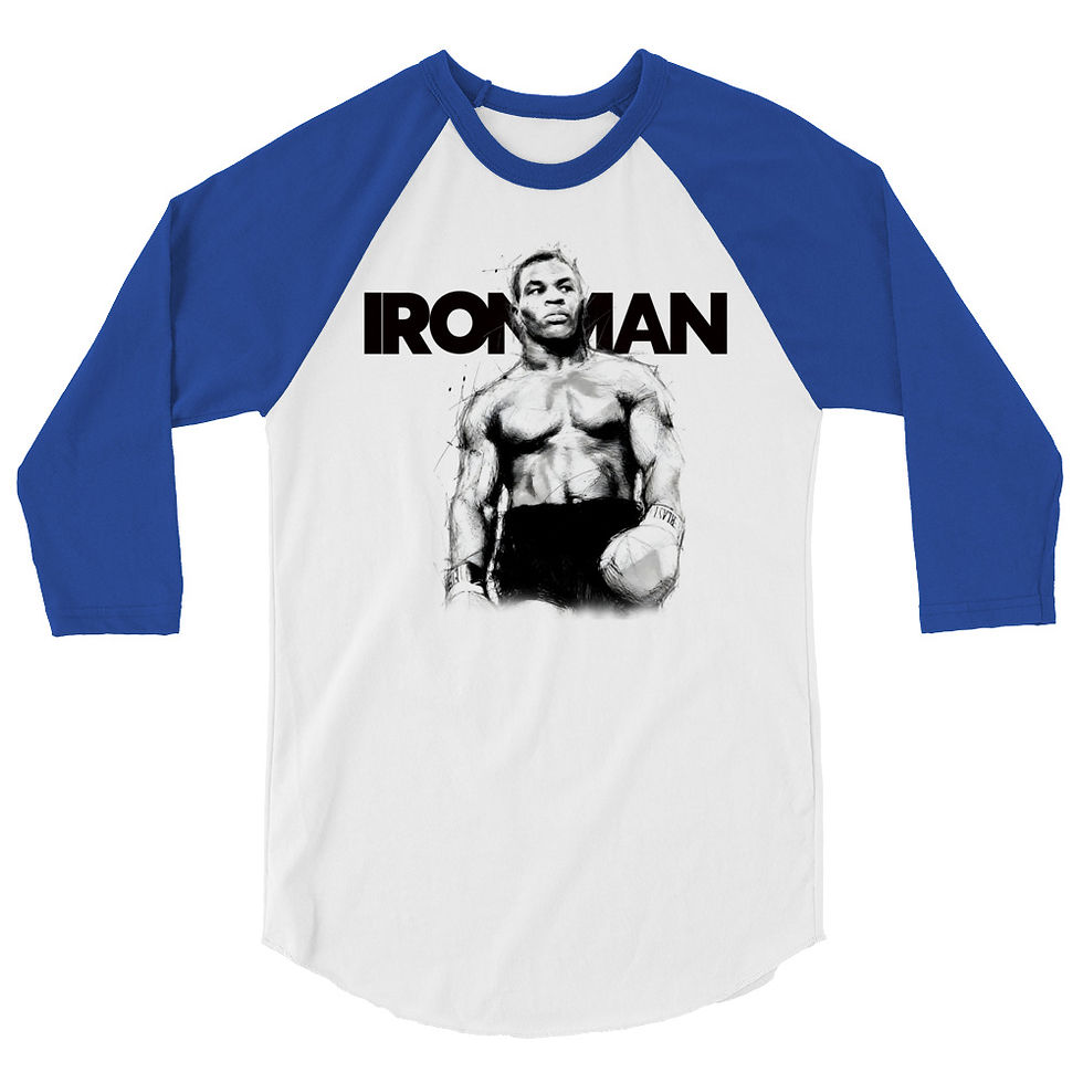 Thumbnail: ironman 3/4 sleeve raglan shirt