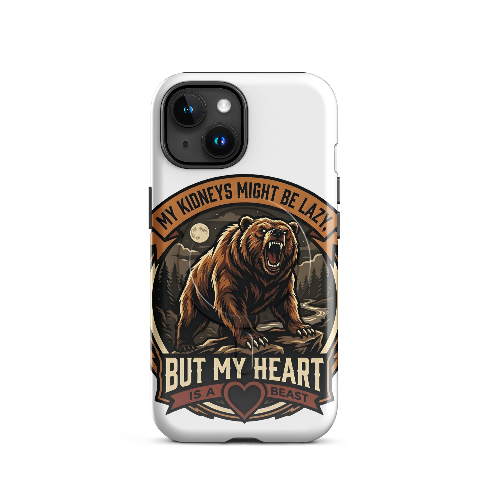 Heart is a Beast MagSafe® tough case for iPhone®