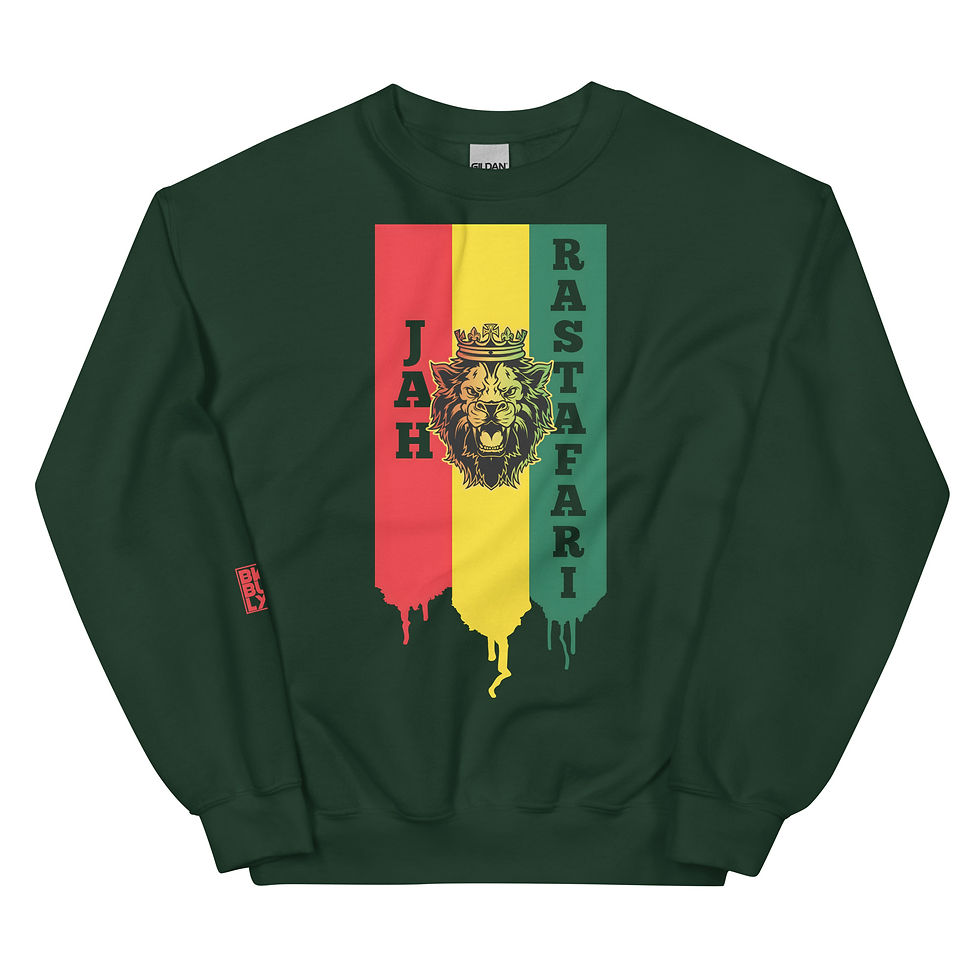 Thumbnail: Jah Rastafari Unisex Sweatshirt