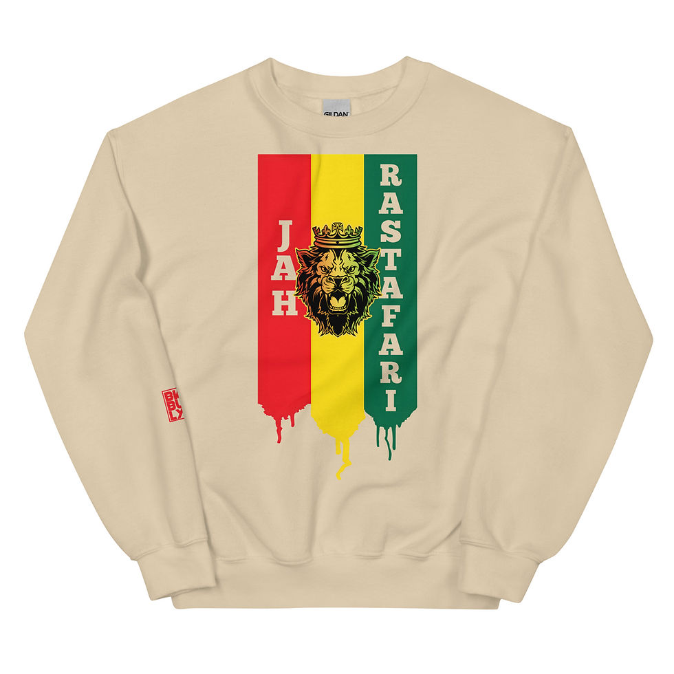 Thumbnail: Jah Rastafari Unisex Sweatshirt