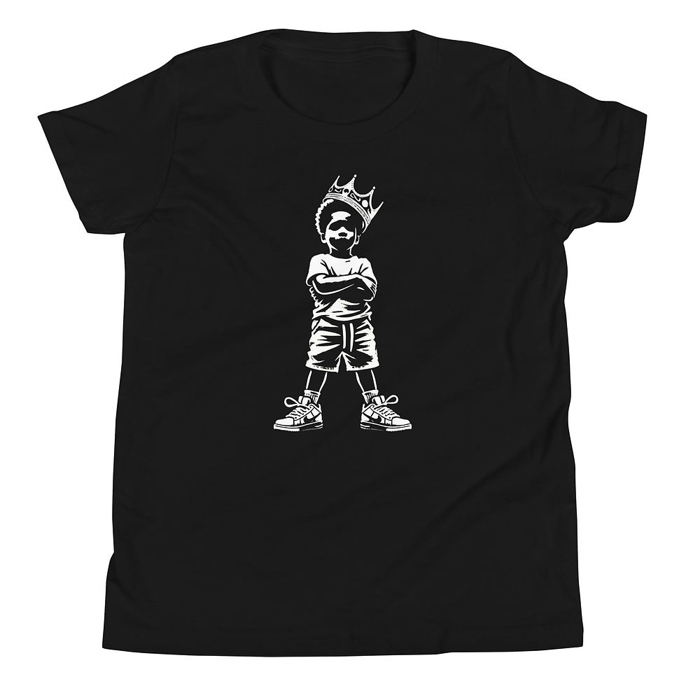 Thumbnail: young king Youth Short Sleeve T-Shirt