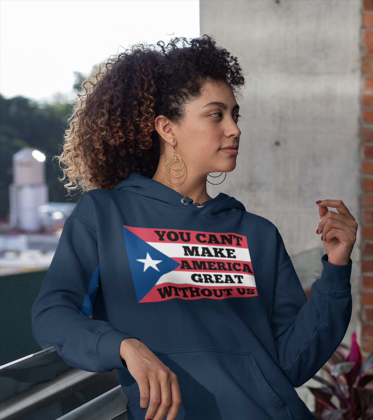 Make America great Puerto Rico Unisex Hoodie
