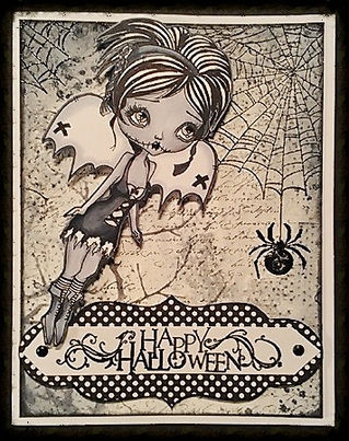 Black & White Halloween Card-Process Video