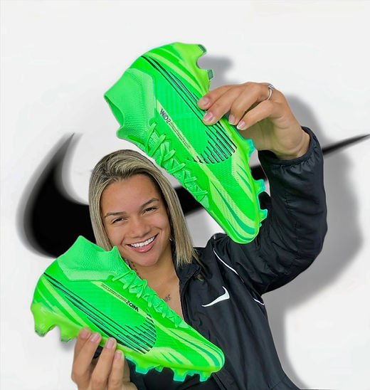 Chuteira Nike Mercurial Superfly 9 Elite CR7 verde | Card +10