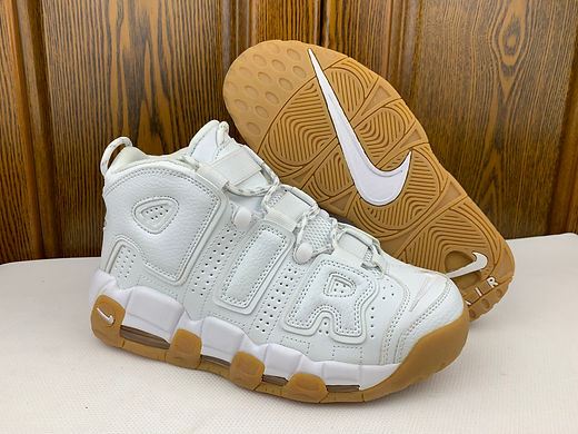 [決定しました] Ｎike Ａir Ｍore Ｕptempo(ベージュ) Tênis Nike Air More Uptempo | Card +10