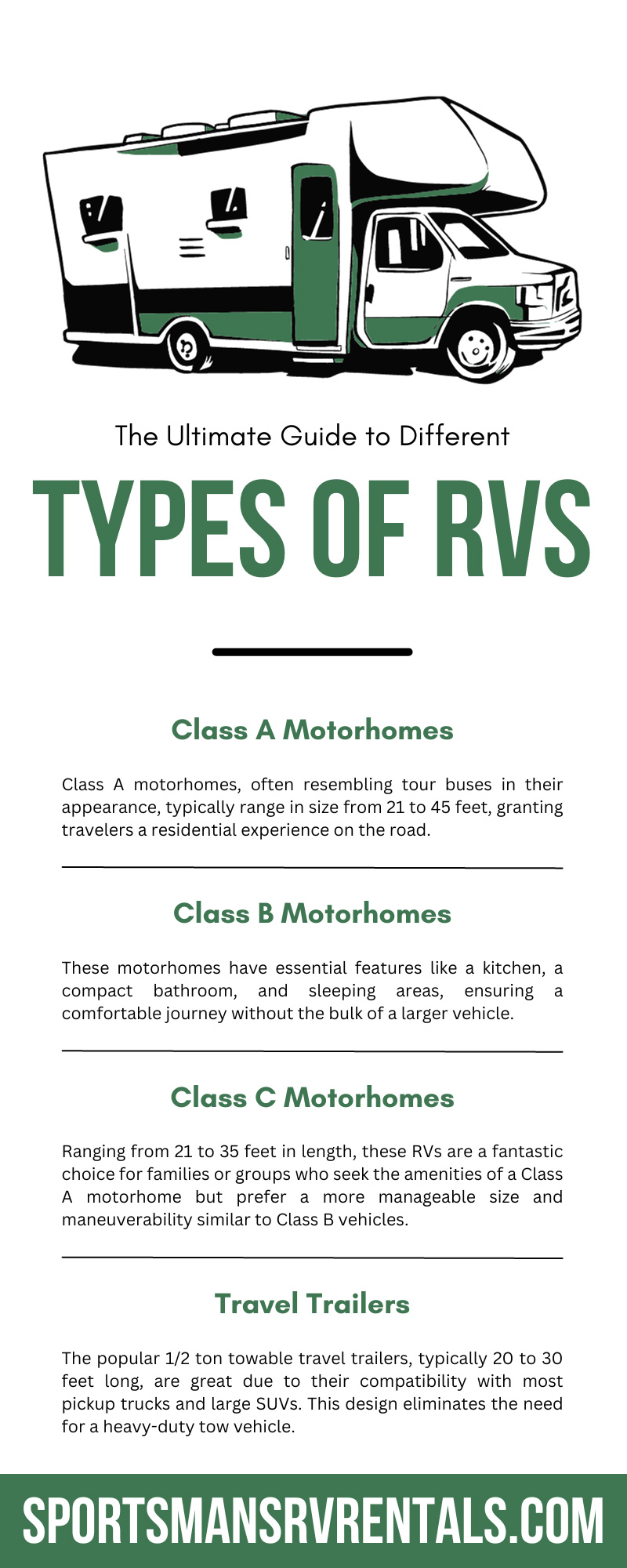 The Ultimate Guide To Different Types Of Rvs The Ultimate Guide To Different Types Of Rvs