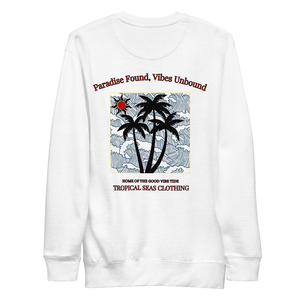 Thumbnail: Premium Sunset Palms Sweatshirt