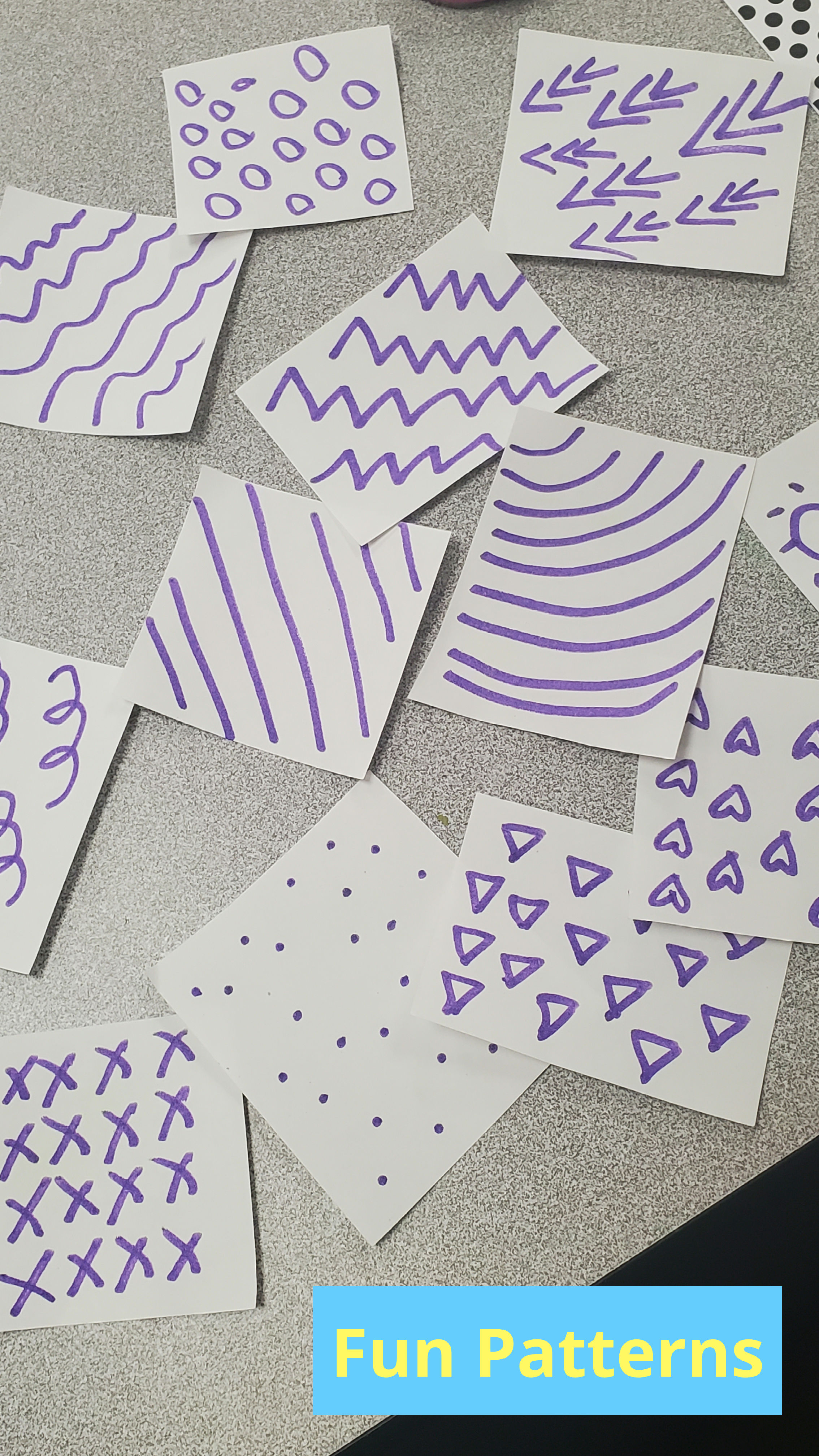 Fun patterns.