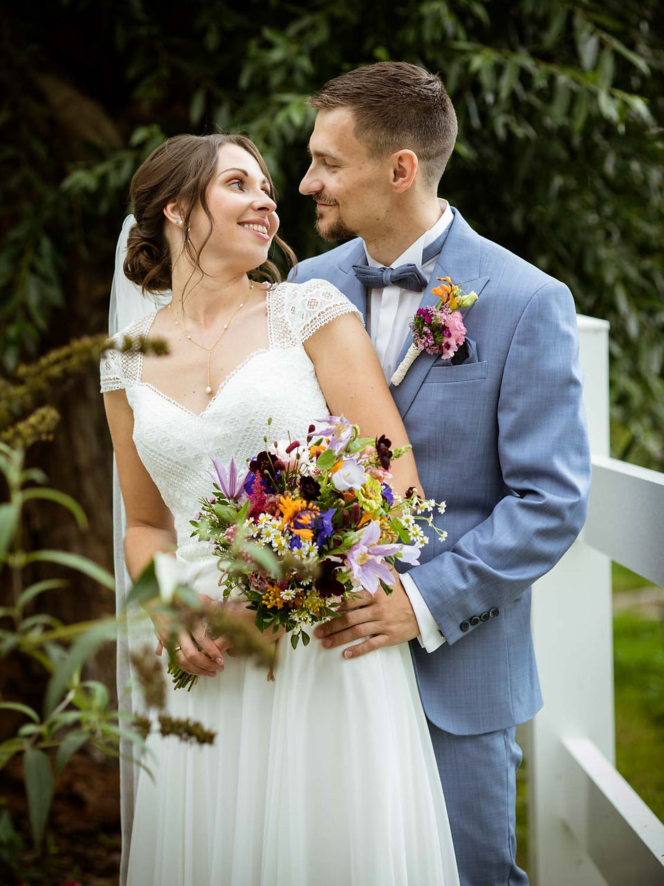 Brautpaar, Hochzeit in der Seelodge Kremmen, Hochzeitsfotografin