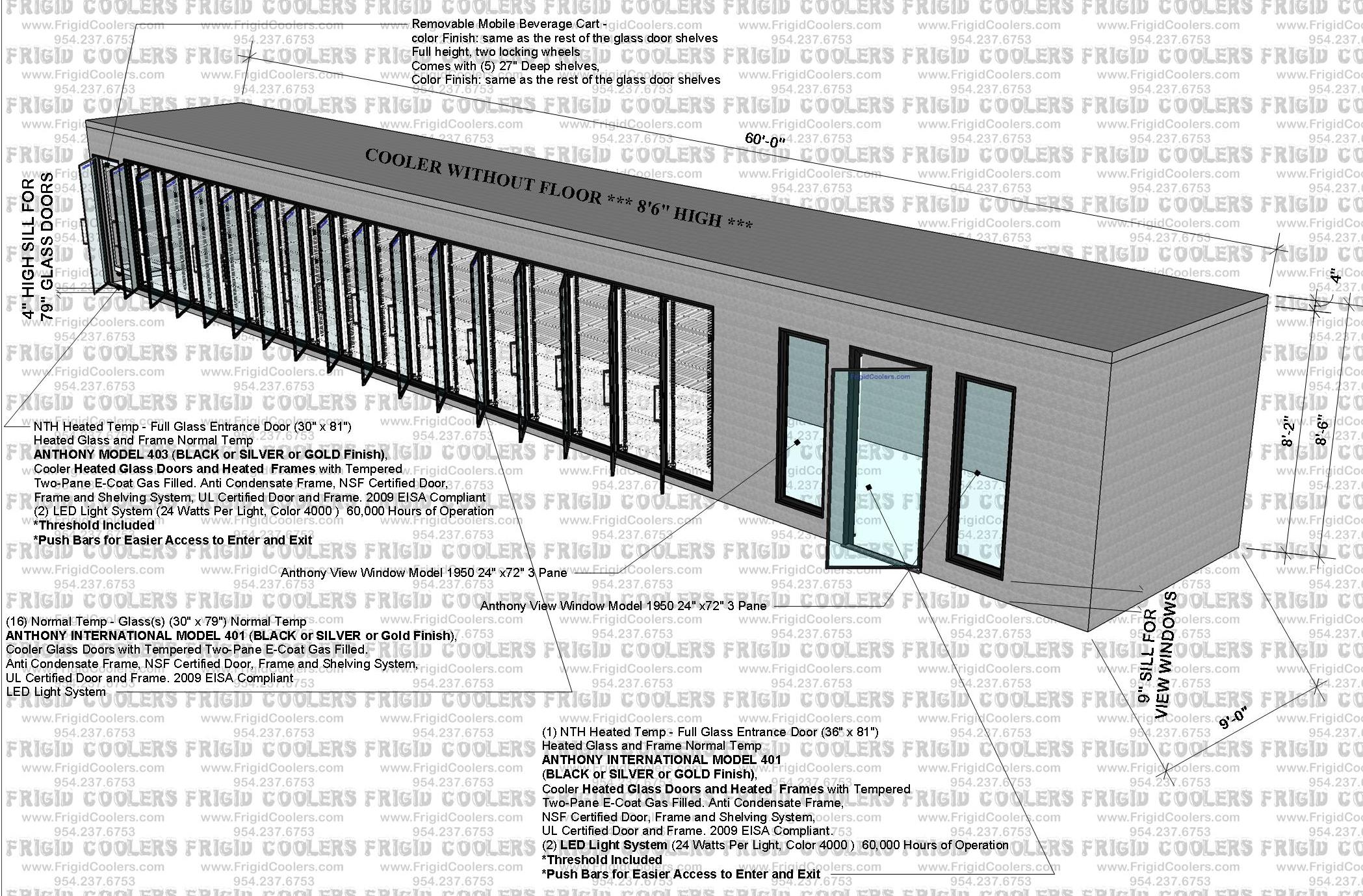 Display Glass Doors Walk In Coolers Display Glass Doors Freezers