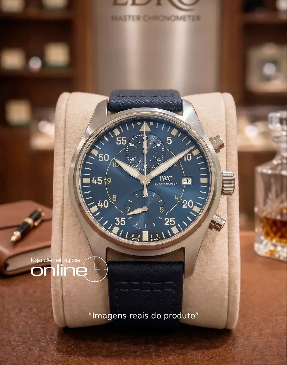 IWC Schaffhausen Pilot Chronograph Blue Edition - Premium