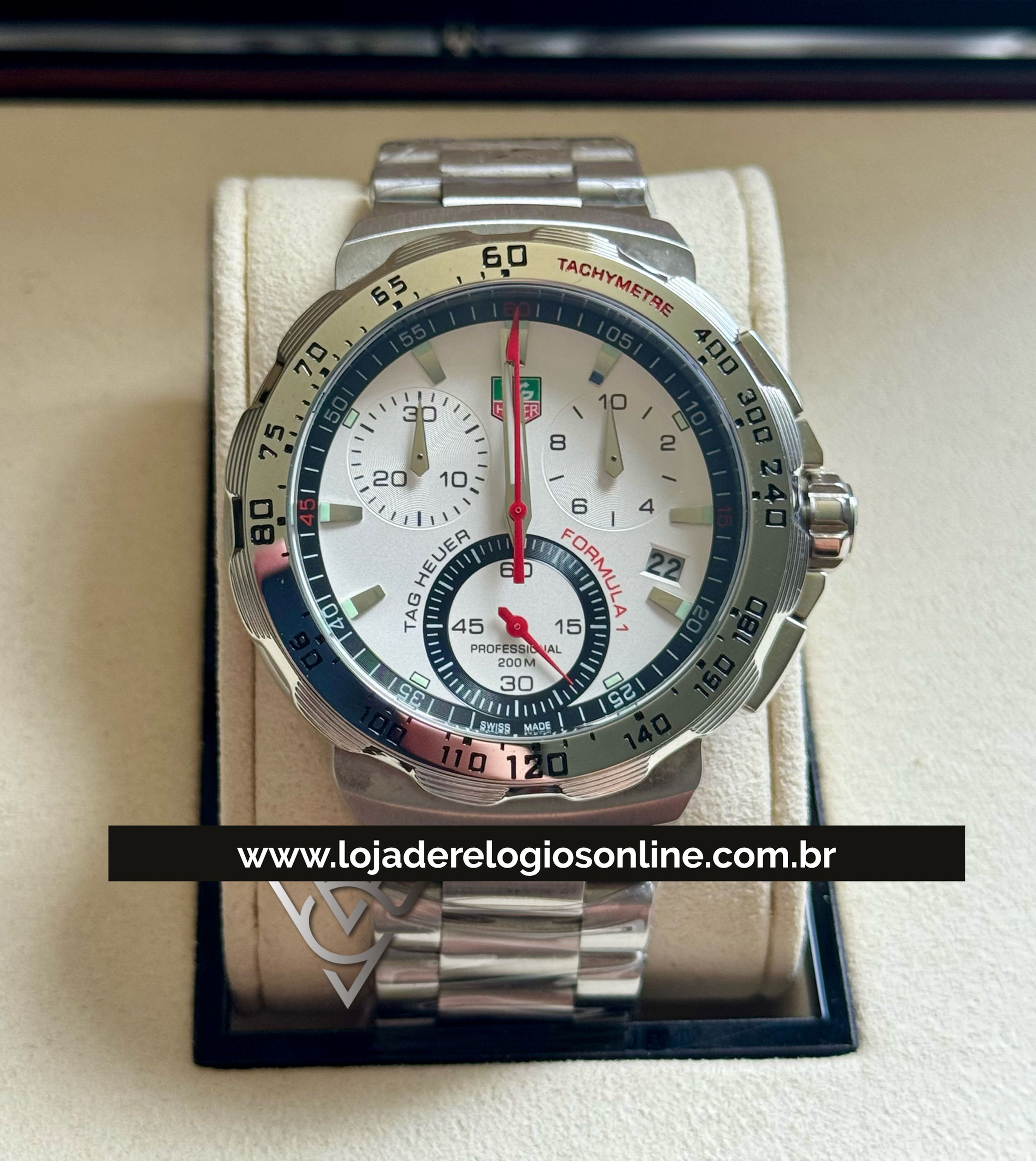 TAG HEUER F1 BRANCO – RÉPLICA PRIMEIRA LINHA Top Tier