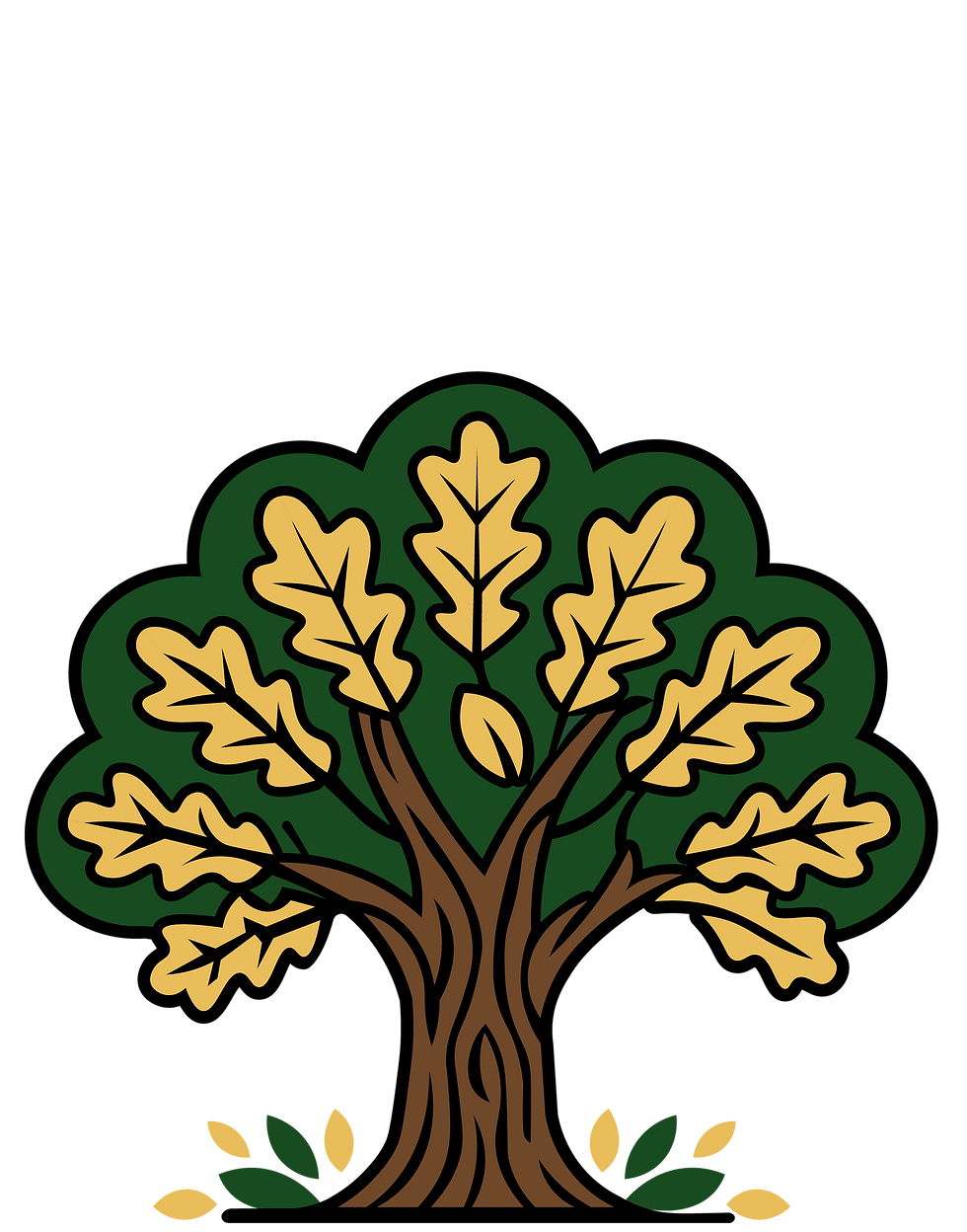 Mighty Oaks Tree Care Logo