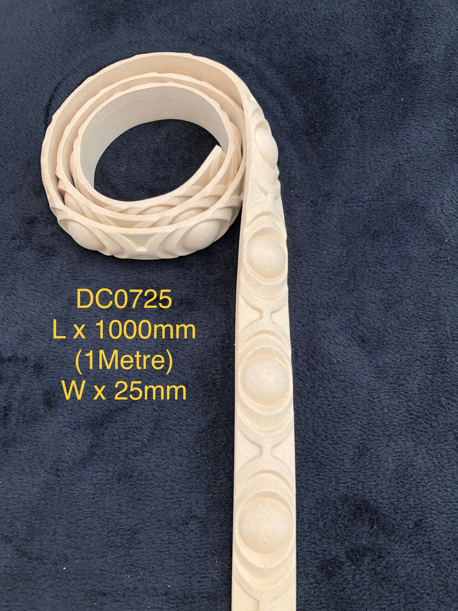 DCT0725 Heat Bendable Wood Trim