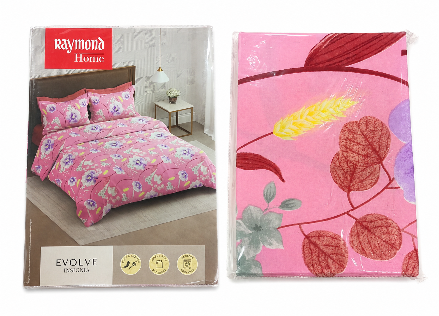 Insignia (Double Bedsheet with 2 pillow Cover)