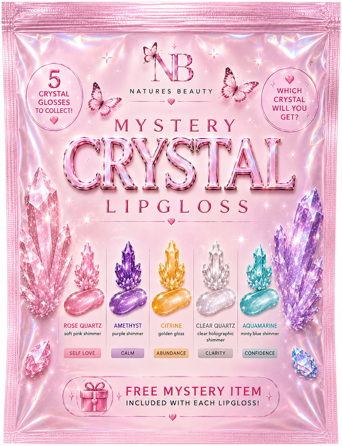 Mystery Crystal Lip Gloss Collection