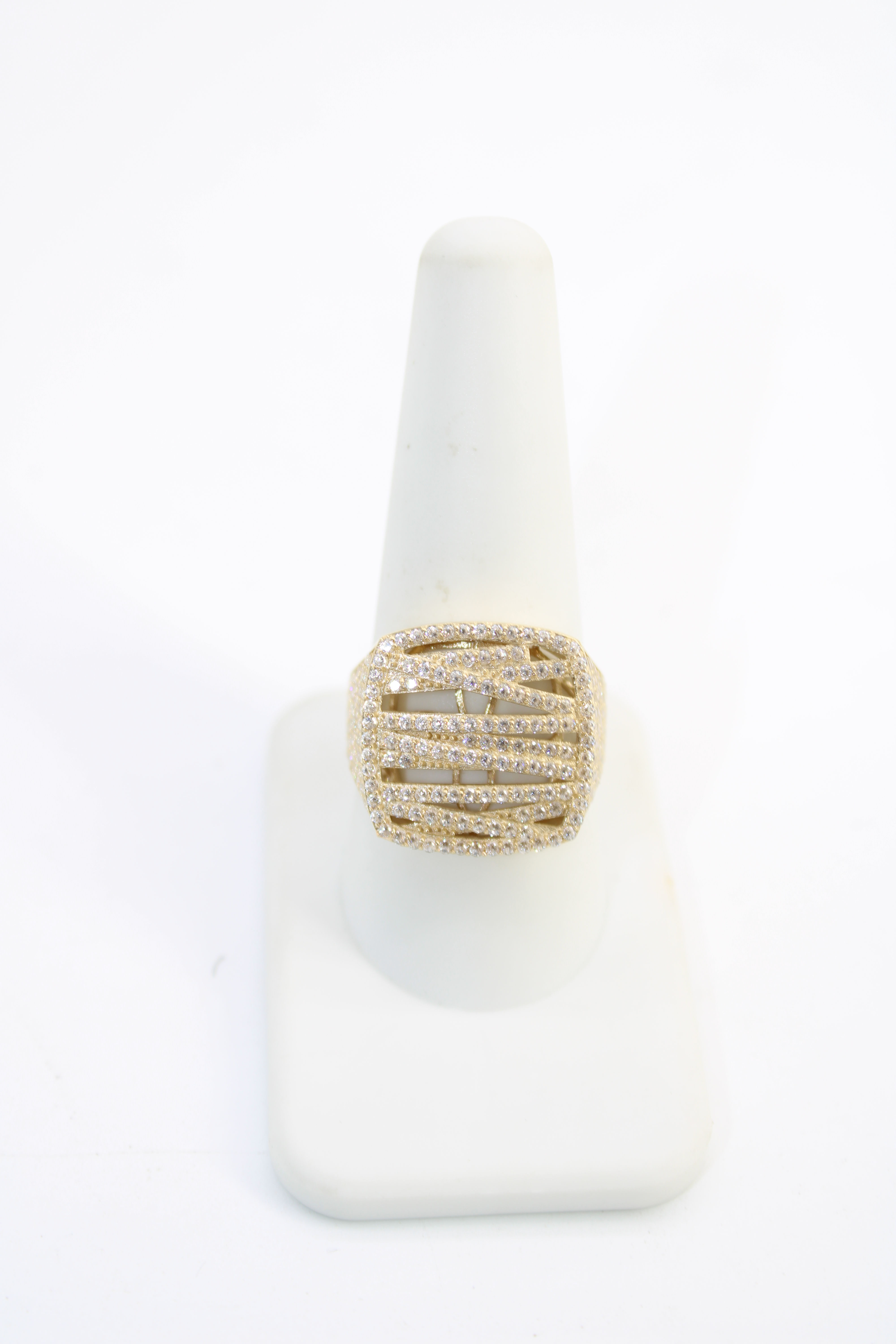 14K Nice Square Men Ring Cz - BTJ™