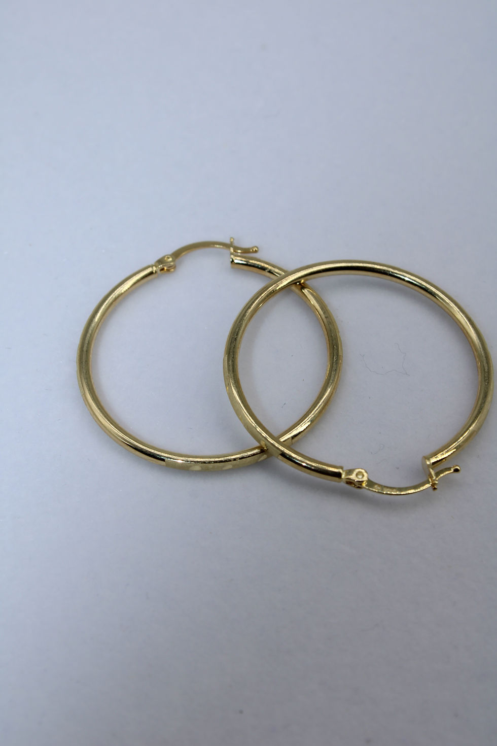 Thumbnail: 14K Fancy Hoops Earrings ( Medium ) - BamBam