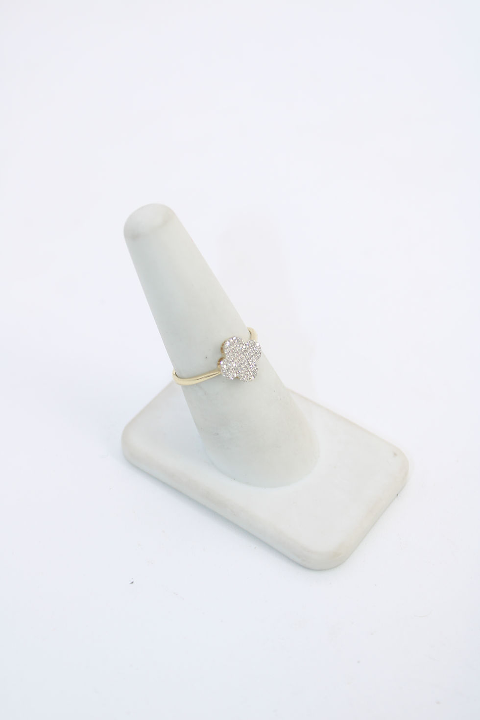 Thumbnail: 14K Trebol Style Woman Ring Diamond - BTJ™