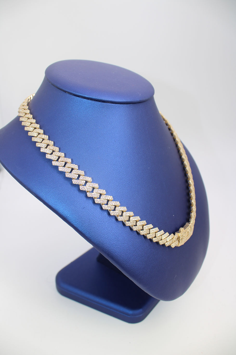 Thumbnail: 14K Edge Chain Full Cz ( 10.5mm)(20'') - BTJ™