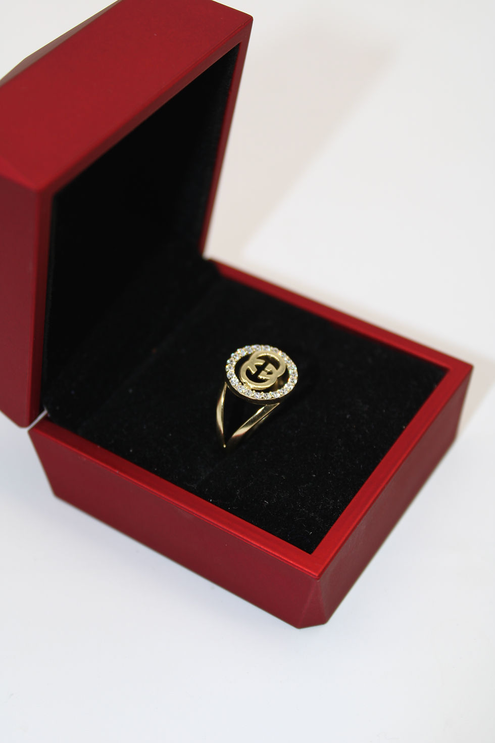 Thumbnail: 14K GG Style Woman Ring Cz - BTJ™