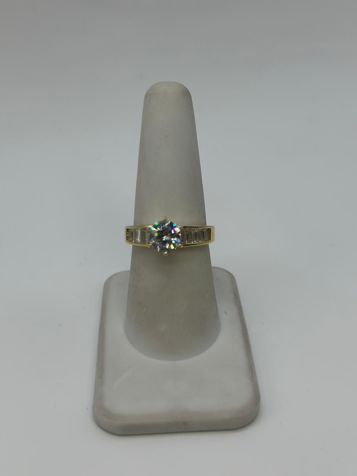 14K NICE WOMEN ENGAGEMENT RING FULL CZ-BTJ™