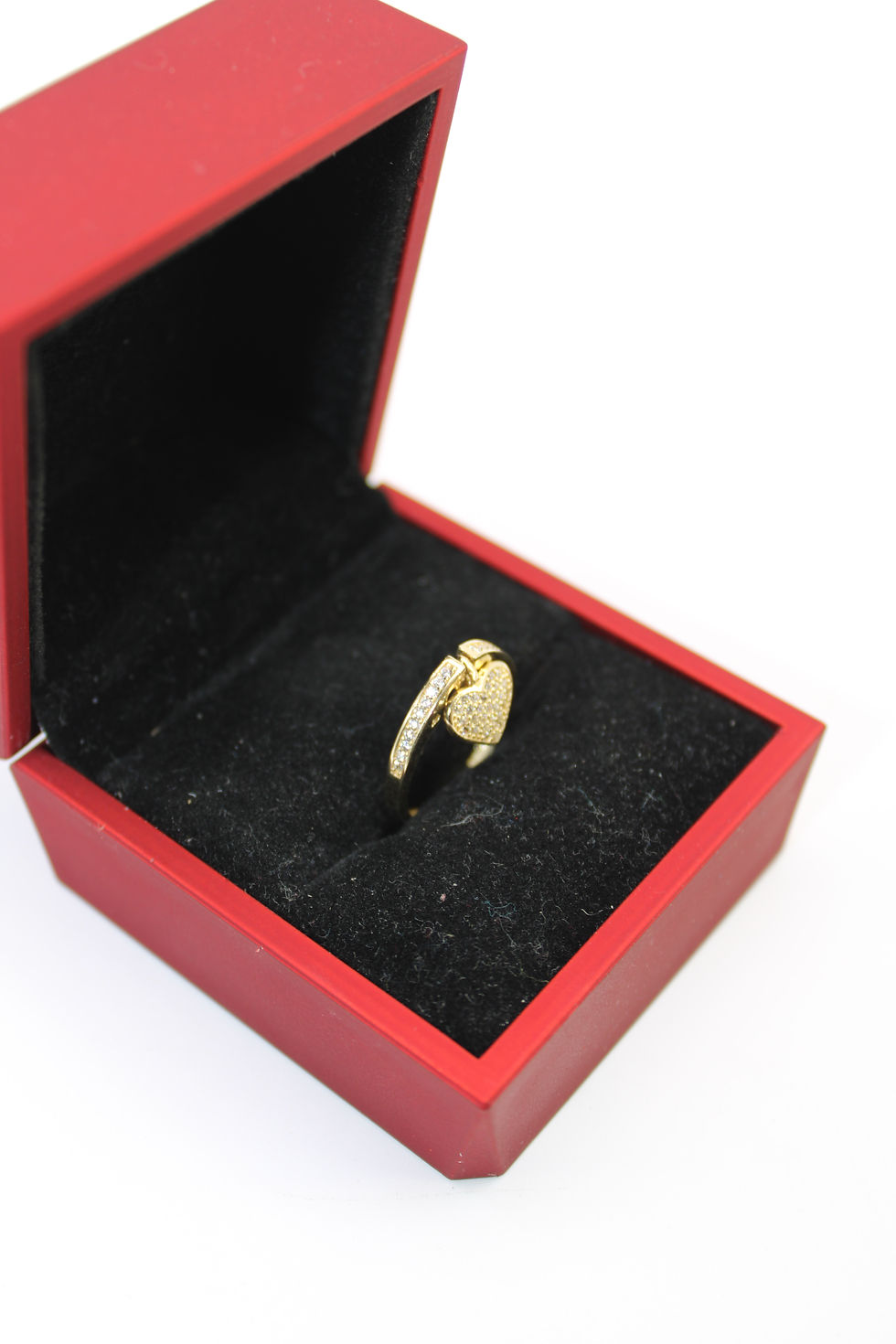 Thumbnail: 14K Fancy Heart 💖 Woman Ring Cz - BTJ™