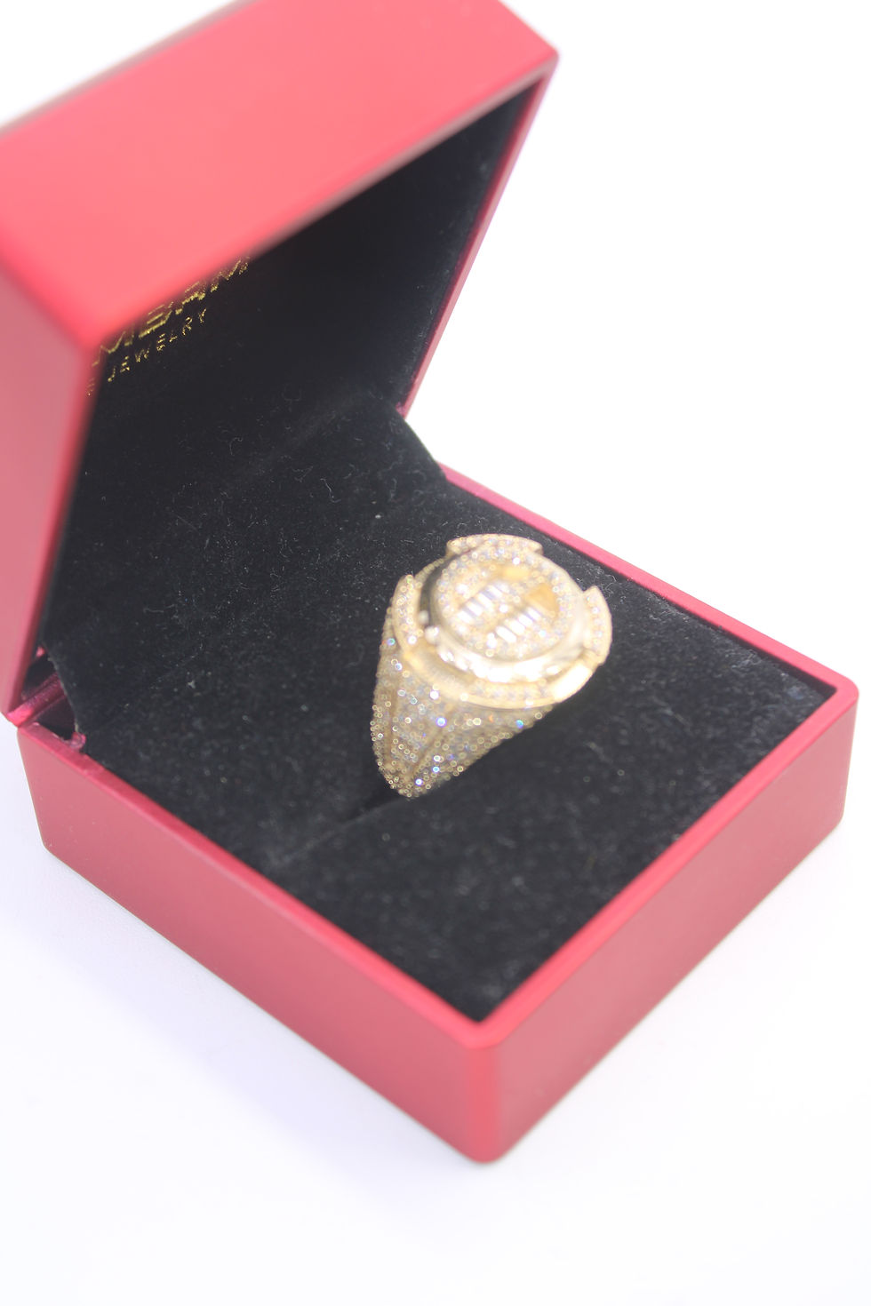 Thumbnail: 14K Nice Circle Men Ring Cz - BTJ™