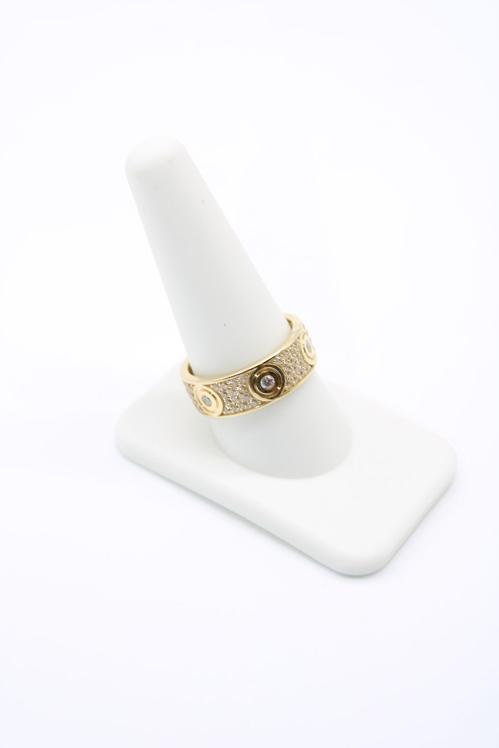 Thumbnail: 14K Love Ring Cz ( Size 10) - BTJ™