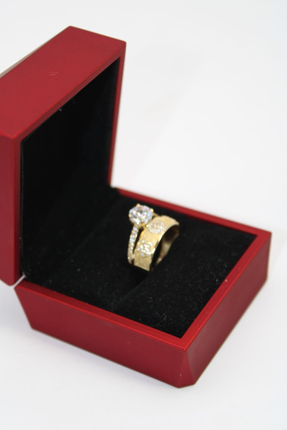 Thumbnail: 14K Fancy Engagement Woman Ring Cz -