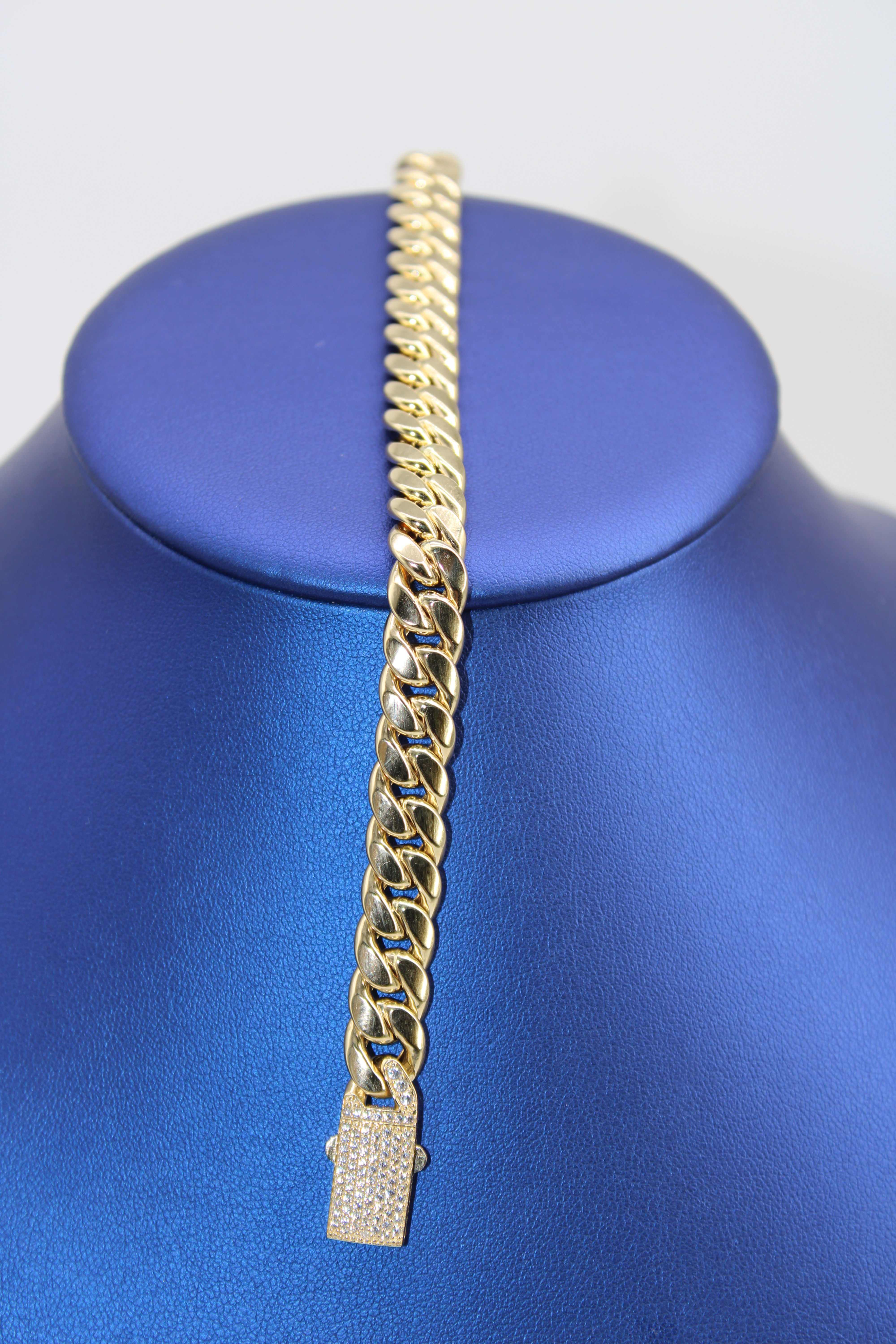 14K Super Hallow Itallo 🇮🇹 Bracelet Cz ( 9mm ) - BTJ™