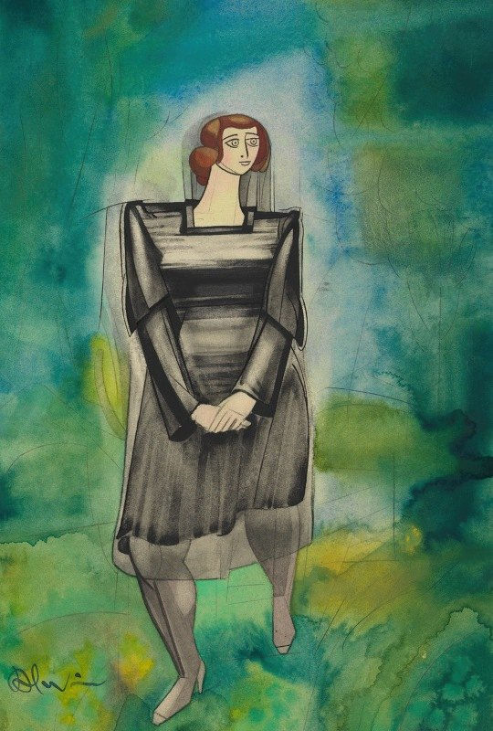 Ohne Titel (Frauenfigur) / Karl Wiener