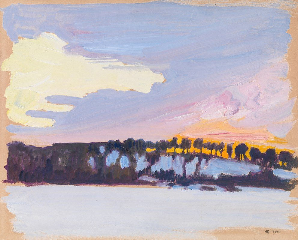 Evening Landscape / Akseli Gallen-Kallela