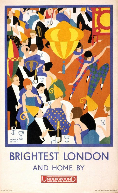 Brightest London, and home by Underground / Horace Taylor