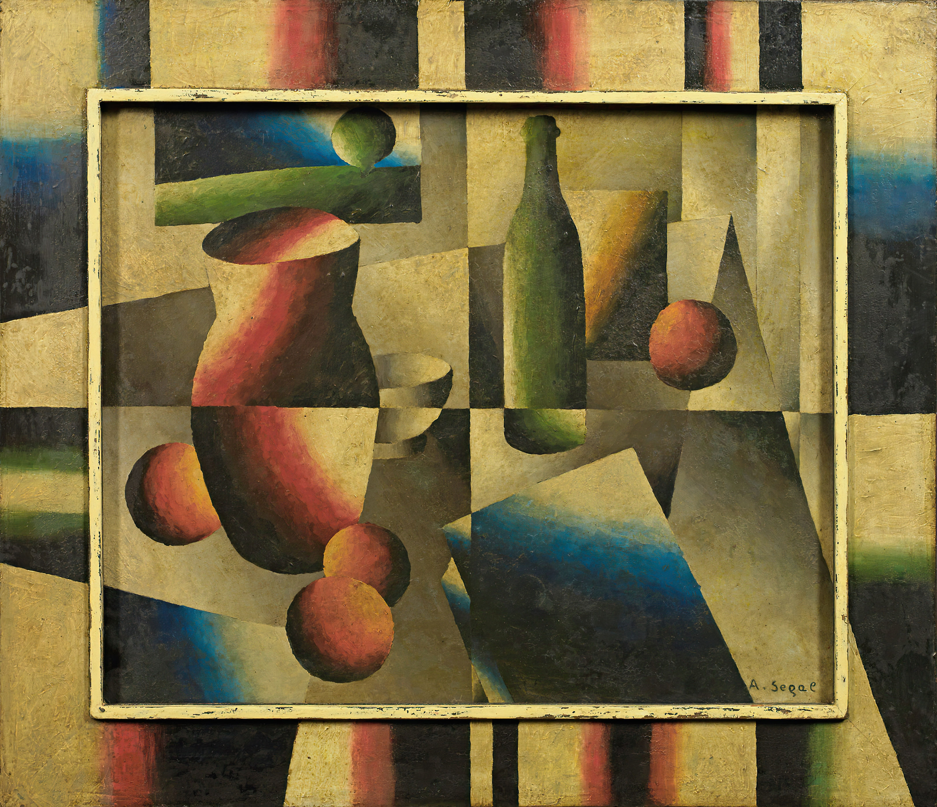 Still Life with Book, Jug and Bottle