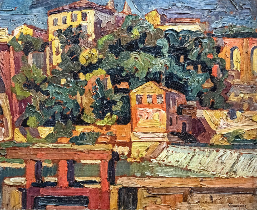 The mill and the Castagne in Rabastens / Georges Gaudion