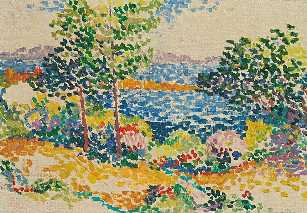 Seaside In The Mediterranean / Henri-Edmond Cross